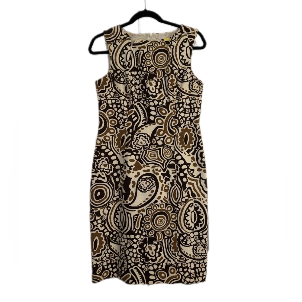 EUC David Meister Summer Shift Sheath Dress - Picture 3 of 10